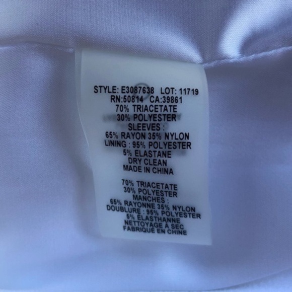 Elie Tahari Color Block Keyhole Black White Short Sleeve Dress 👗 - Picture 10 of 14